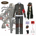 Костюм для косплея из аниме данганронпа V3: Killing Harmony, школьная форма, парик, маска, полный комплект