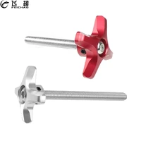 1pc m5 m6 m8 m10 thread stainless steel metal plum hand tighten screw clamping knob manual handle screw for industry equipment