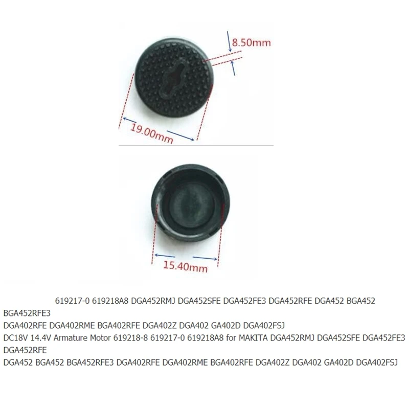 

Brush Holder+Caps+Cover+Brushes+Armature for MAKITA CB430 BGA450 BGA452 DGA452 DGA452RMJ DGA452SFE DGA452FE3 DGA452RFE