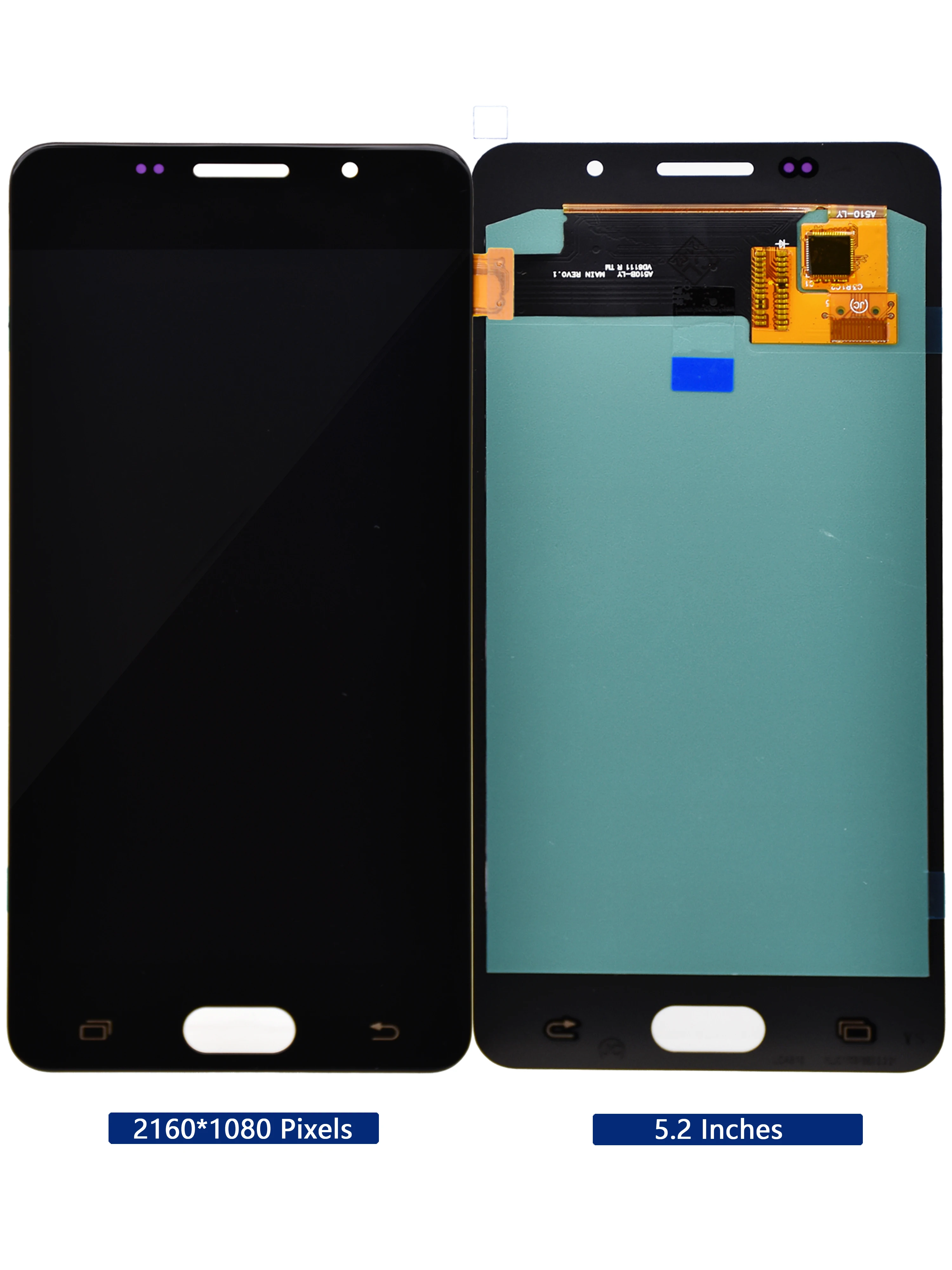 ЖК дисплей Super AMOLED 5 2 &quotдля SAMSUNG GALAXY A5 2016 Duos сенсорный экран с дигитайзером в сборе