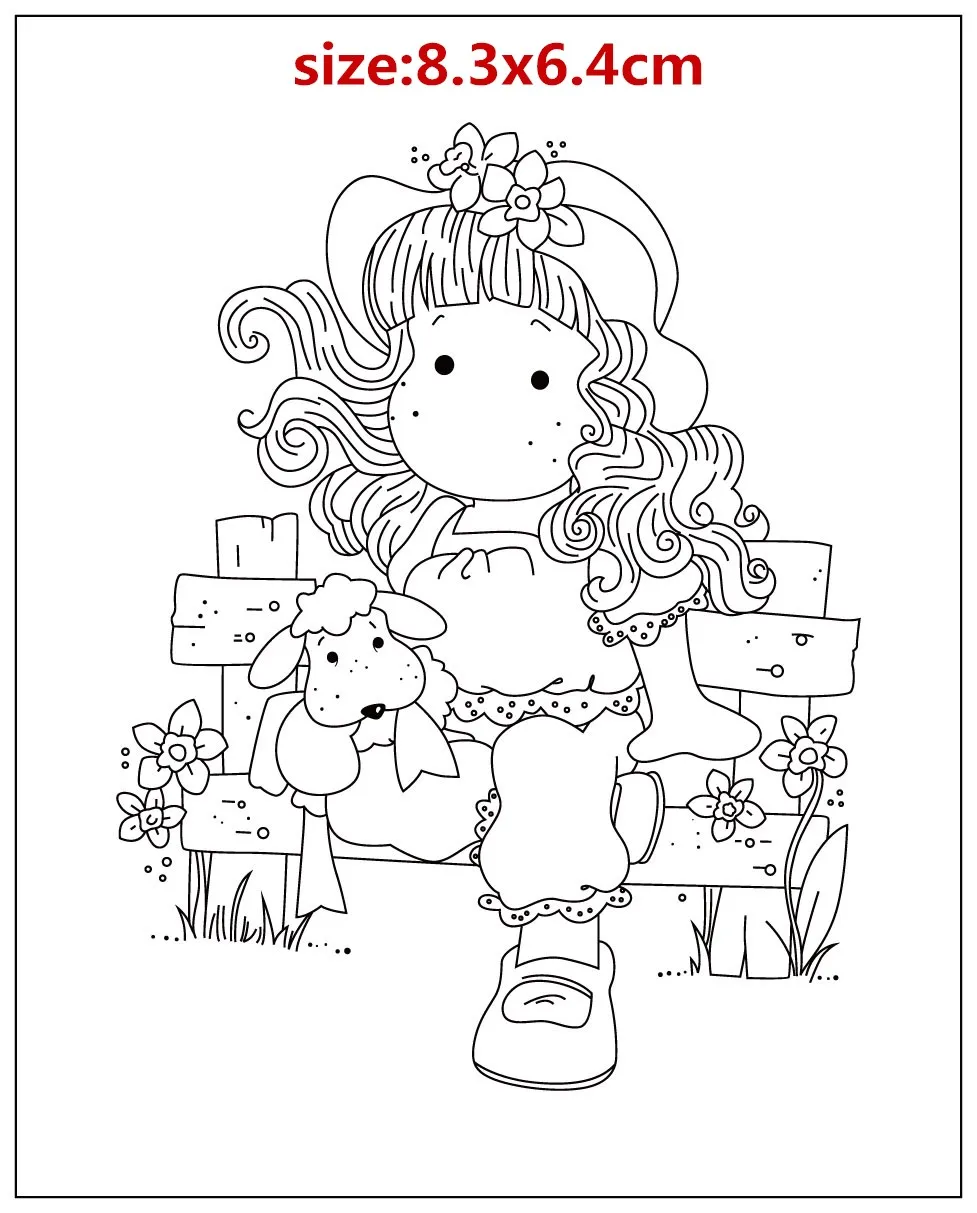 Yulan девушка мультфильм шаблон штамп и металл Скрапбукинг алфавит тиснение