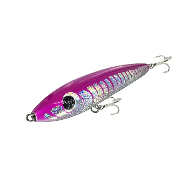 90g 120g 140g Topwater Handcrafted Wooden Lure Popper Baits Big Game Sea GT  Popping Fishing Lures