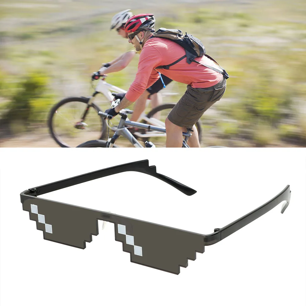Driver Goggles Mosaic Vintage Eyewear UV Protection 3/6 Bit MLG Pixelated Sunglasses Motocross Bike Racing Glasses | Автомобили и
