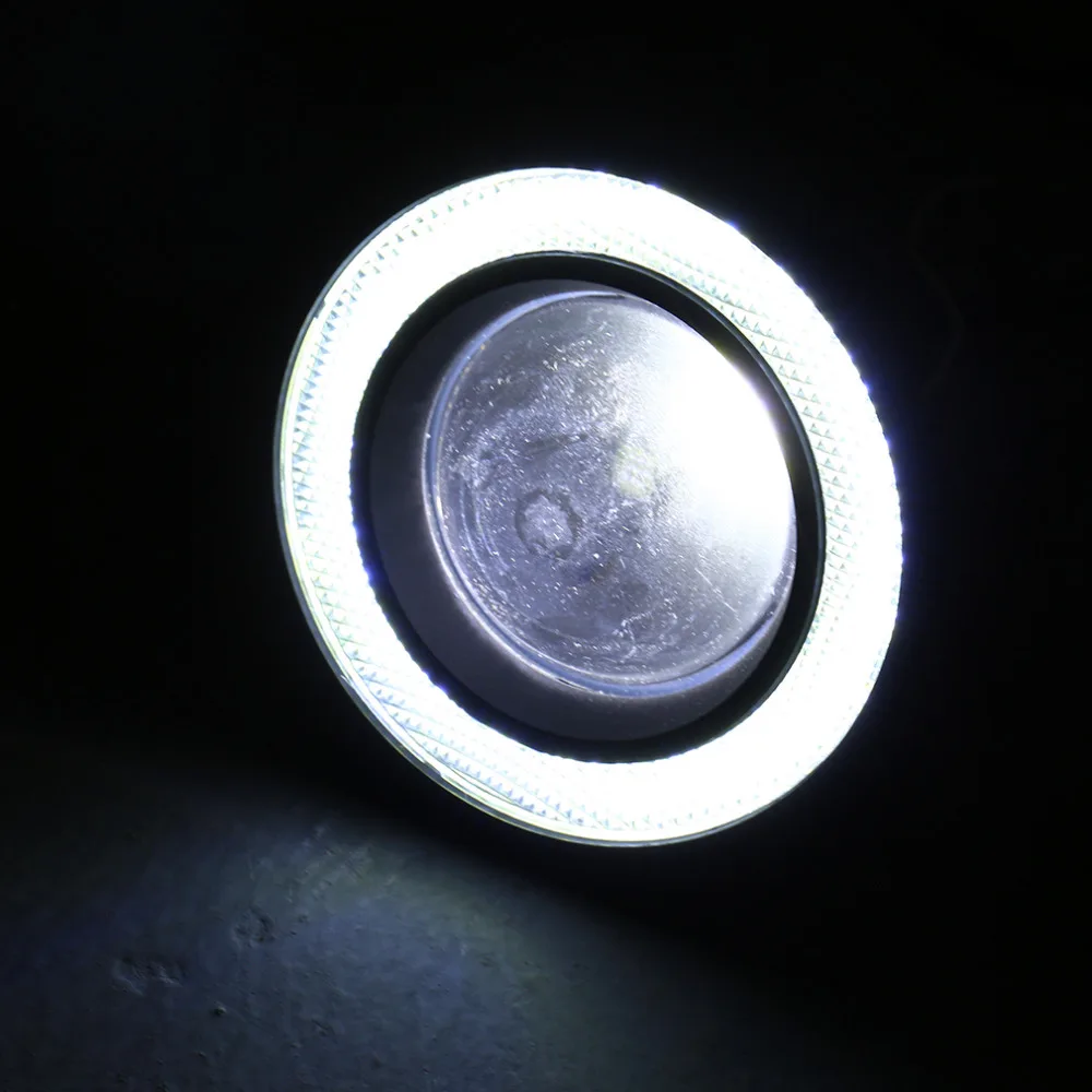 Универсальный 4 цвета Led Ангельские Глазки Противотуманные фары объектив