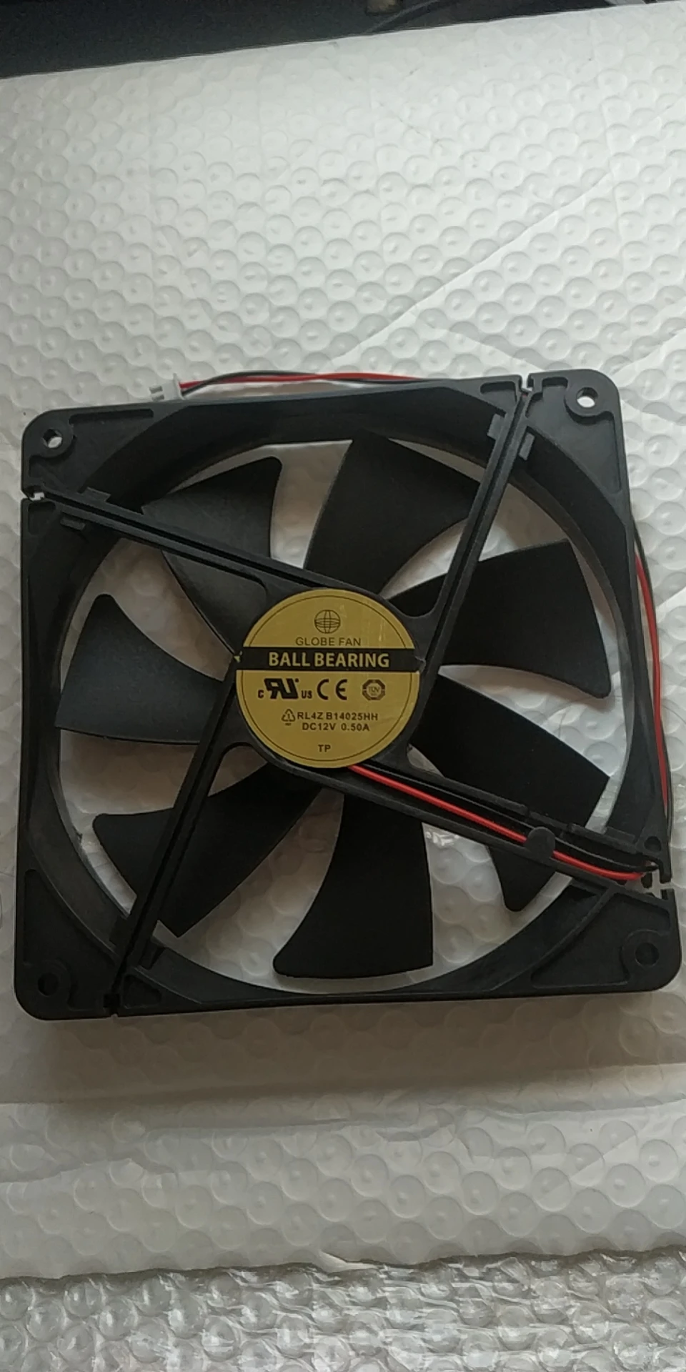 Оригинальный 14 см RL4Z B1402512EH 12V 0.5A 14025 двойной шариковый компьютер чехол Вентилятор