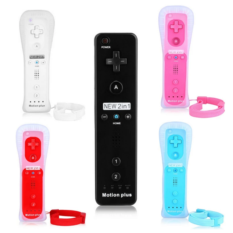 Встроенные аксессуары для геймпада Motion Plus 2 в 1 пульт дистанционного управления