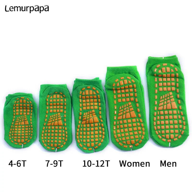 Не скользящие детские носки для мальчиков и девочек прыжков на батуте цвет синий