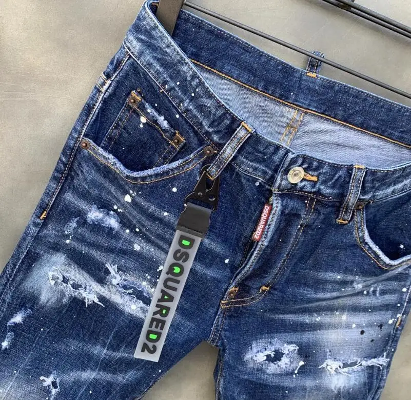 jeans classic,Authentic DSQUARED2,Retro,Italian brand ,Women/Men Jeans,locomotive,Jogging jeans,Dsq005-2