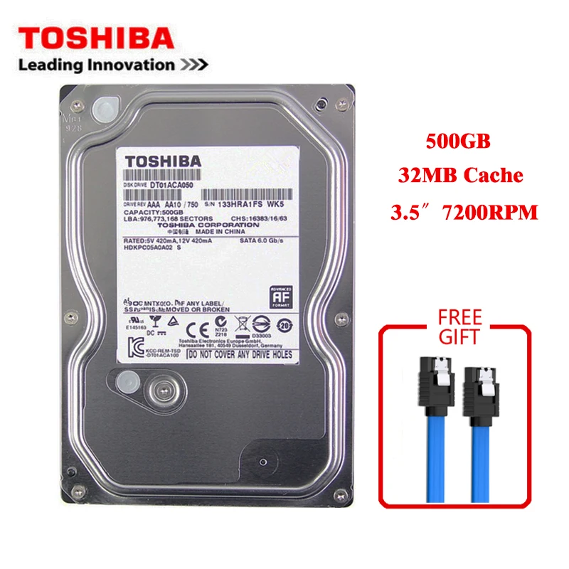 Жесткий диск Toshiba 500 Гб| |