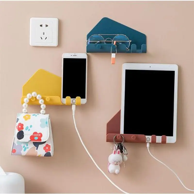 Настенный заряжающий кронштейн с крючком держатель для зарядки телефона Iphone 11