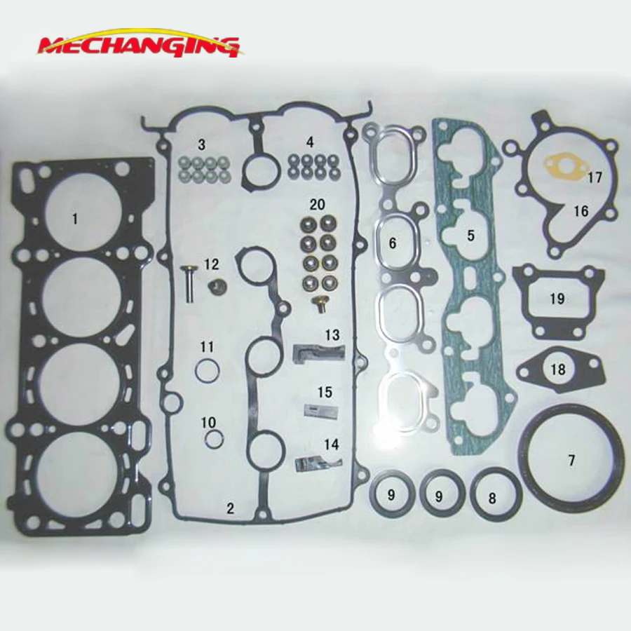 Металлические комплекты для восстановления двигателя MAZDA PREMACY (CP) 1 9 или 626 IV (GE) 8 i FP