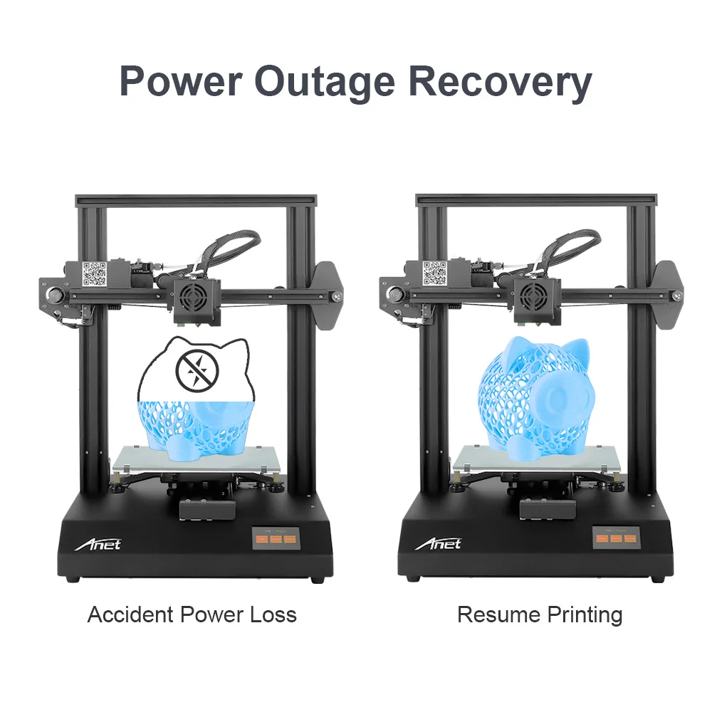 3D принтер Anet s ET4 Pro Reprap i3 с автоматическим самовыравниванием датчиком поддержкой