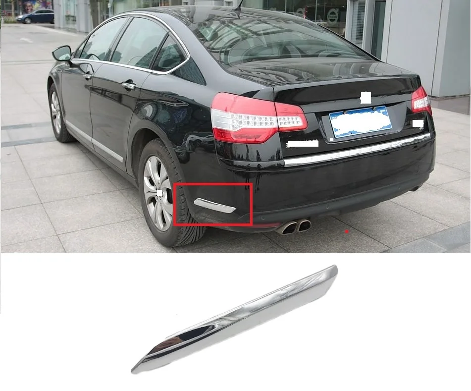 CAPQX для Citroen C5 2008 2009 2010 2011 2012 хромированная Накладка переднего и заднего бампера