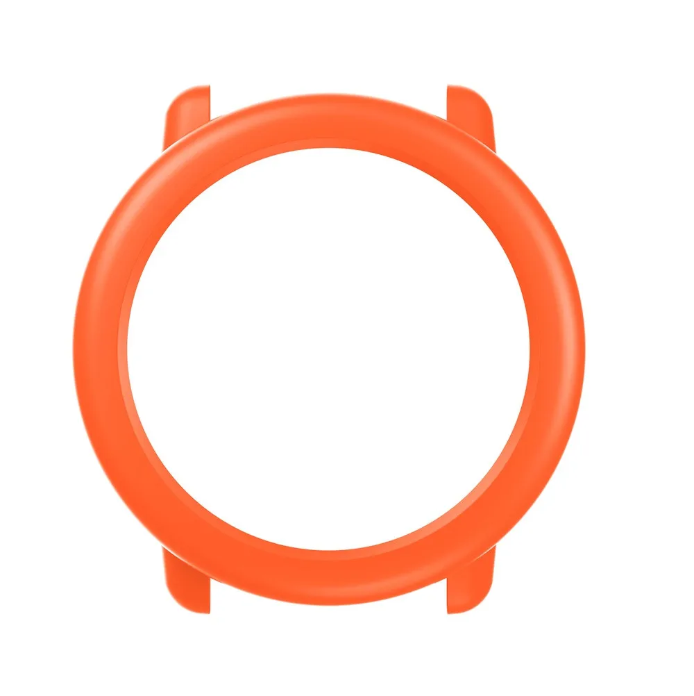 Orange Цветной тонкий чехол из поликарбоната защитная рамка оболочка для Xiaomi Huami Amazfit Pace Watch Camo Замена протектор для часов чехол capa - Color: Orange