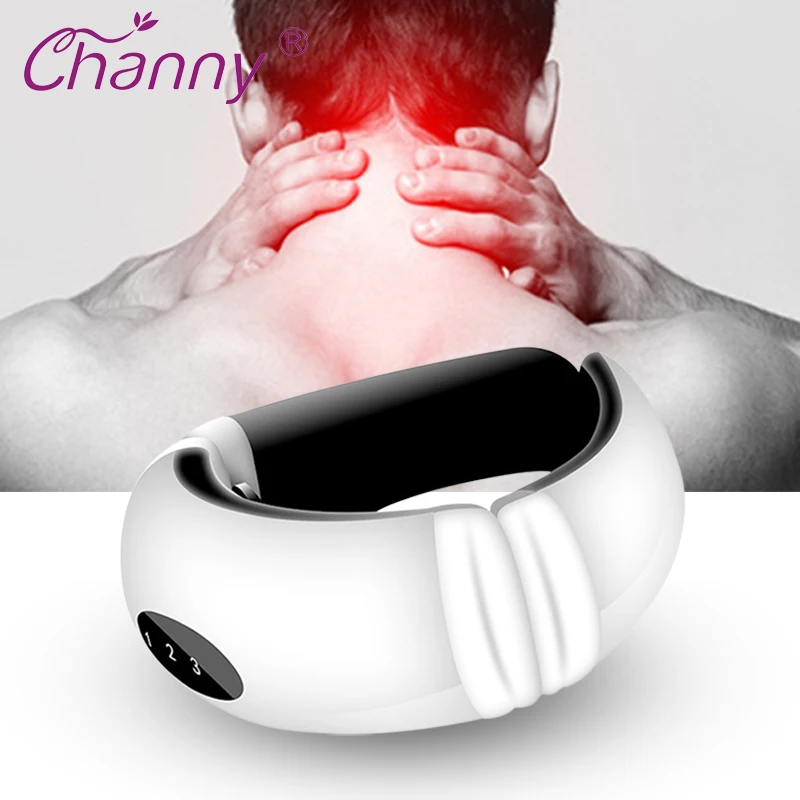 Channy электрический импульс спины и шеи массажер дальний ИК облегчитель боли