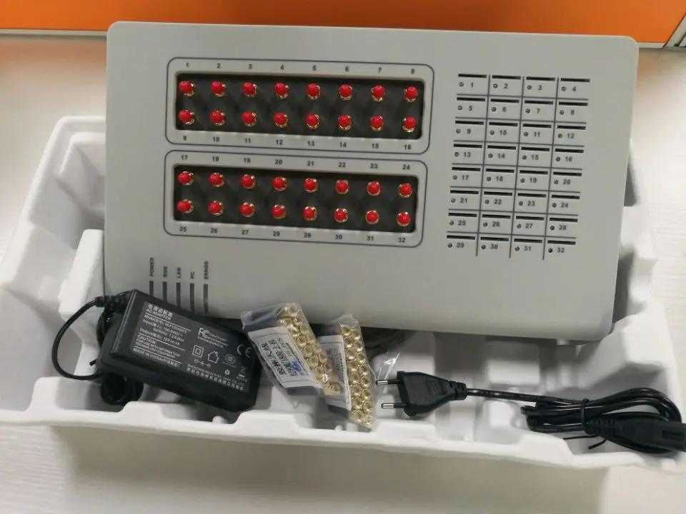 GoIP32 GSM VOIP с 32 sim-портами GoIP32 для IP PBX/маршрутизатор/Поддержка смс и SIM банк/с короткими антеннами