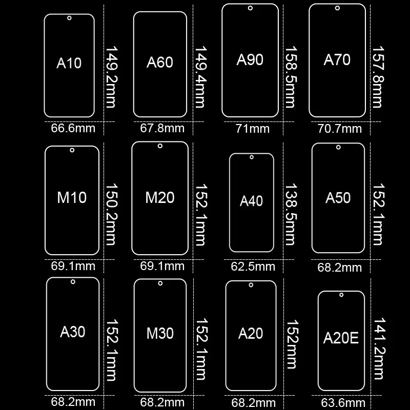 1 3 шт. закаленное стекло для Samsung Galaxy A10 A50 A20 A20E A70 A30 A40 A80 A90 защита экрана на M10 M20 M30 M40