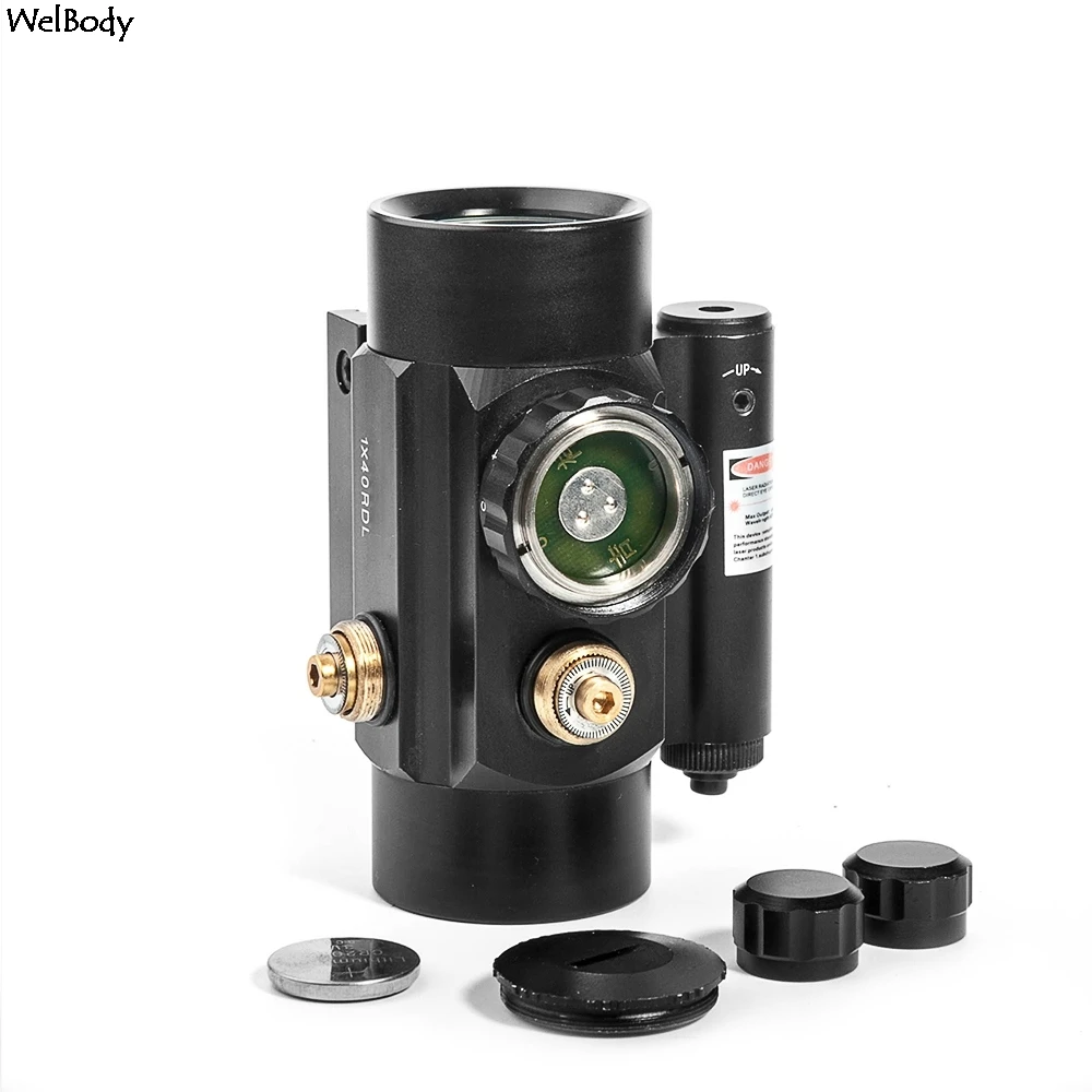 Тактический прицел с красной и зеленой точкой 1X40RDL оптический коллиматор