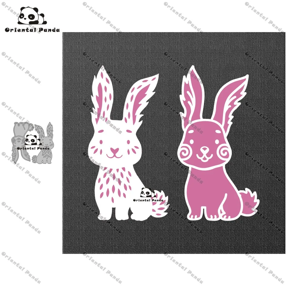 

New Dies 2020 Very cute rabbit Metal Cutting Dies diy Dies photo album cutting dies Scrapbooking Stencil Die Cuts Card Making