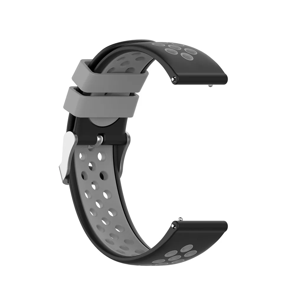 Силиконовый ремешок 20 мм для Garmin VIVOMOVE 3/HR Sport для samsung Galaxy Watch 42 мм R815 для Timex Weekender/Expedition