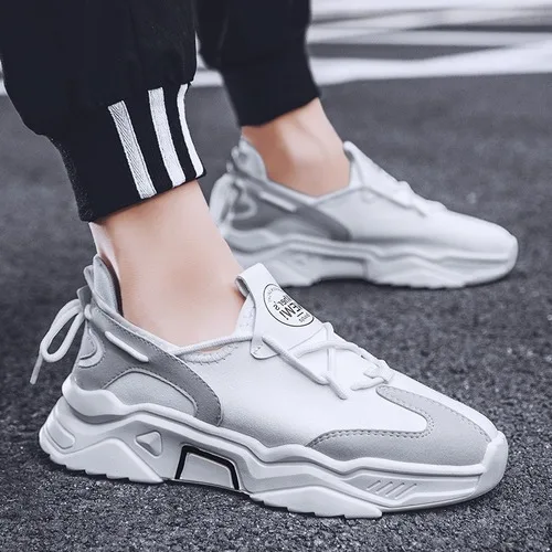 

New Men's Comfortable Sneakers Men's Breathable Old Shoes Non-Slip Casual Shoes Flat Shoes