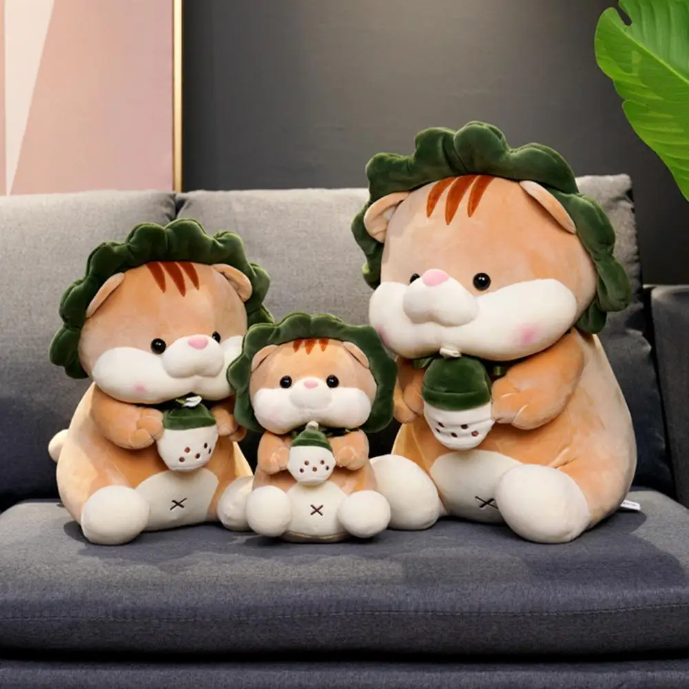 

Lovely Plush Doll Exquisite Smooth PP Cotton Cats Pillow for Home Decoration Gift Children Kids Toy Doll Ornaments