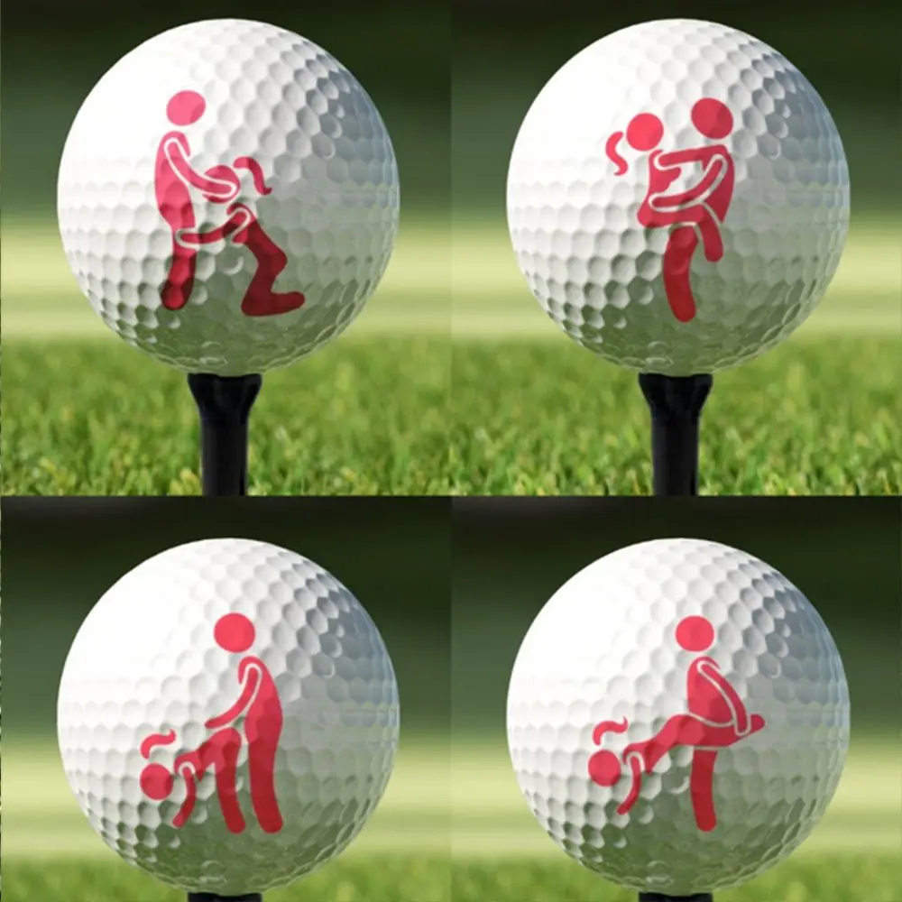 Sport Tool Adult Humor Funny Models Ball Line Template Alignment Tools Golf Ball Marker Liner Marker Golf Training Aids