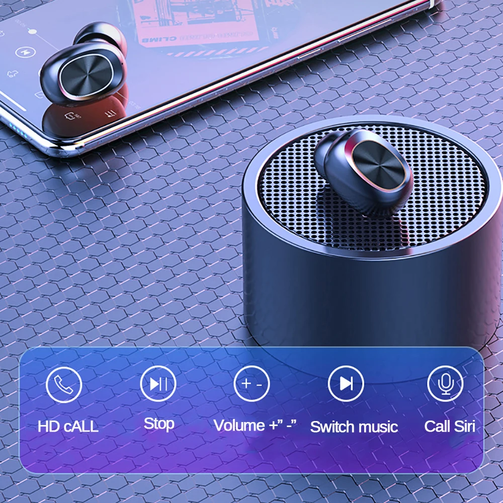 B5 TWS Bluetooth 5,0 Беспроводные наушники с сенсорным управлением Водонепроницаемые 9D стерео наушники спортивные Blutooth гарнитура слуховой аппарат