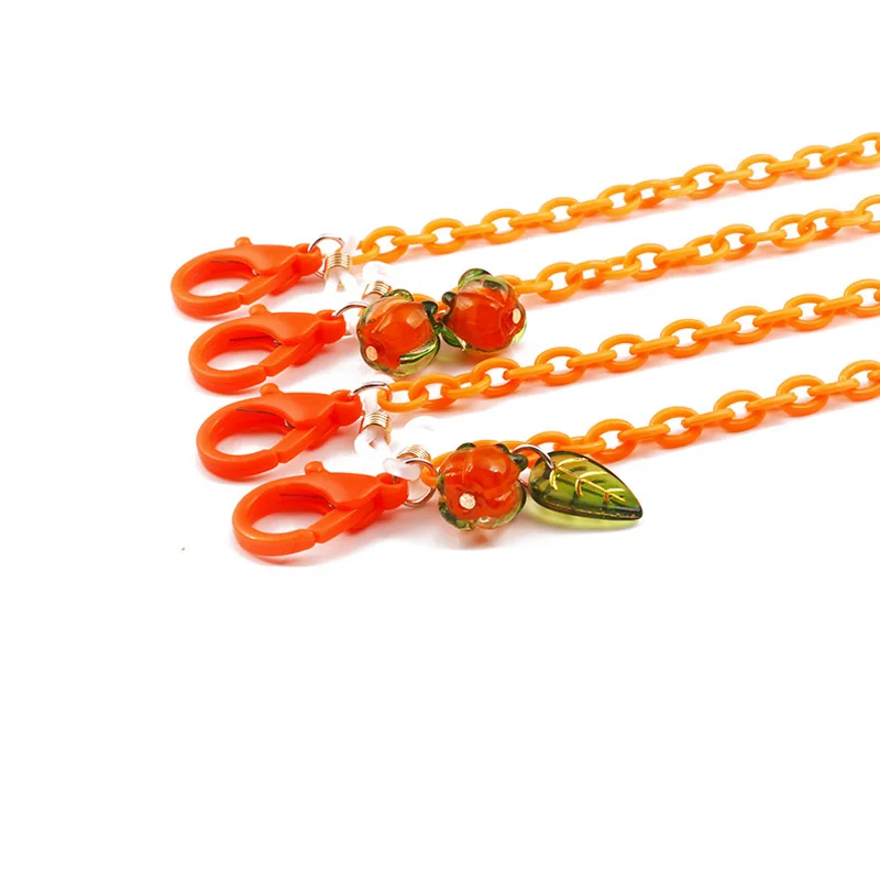 

Fashion Long Face Mask Necklace Chain Trend Acrylic Multi-Function Small Phone Bag Chains For Women Children Kids Accessories