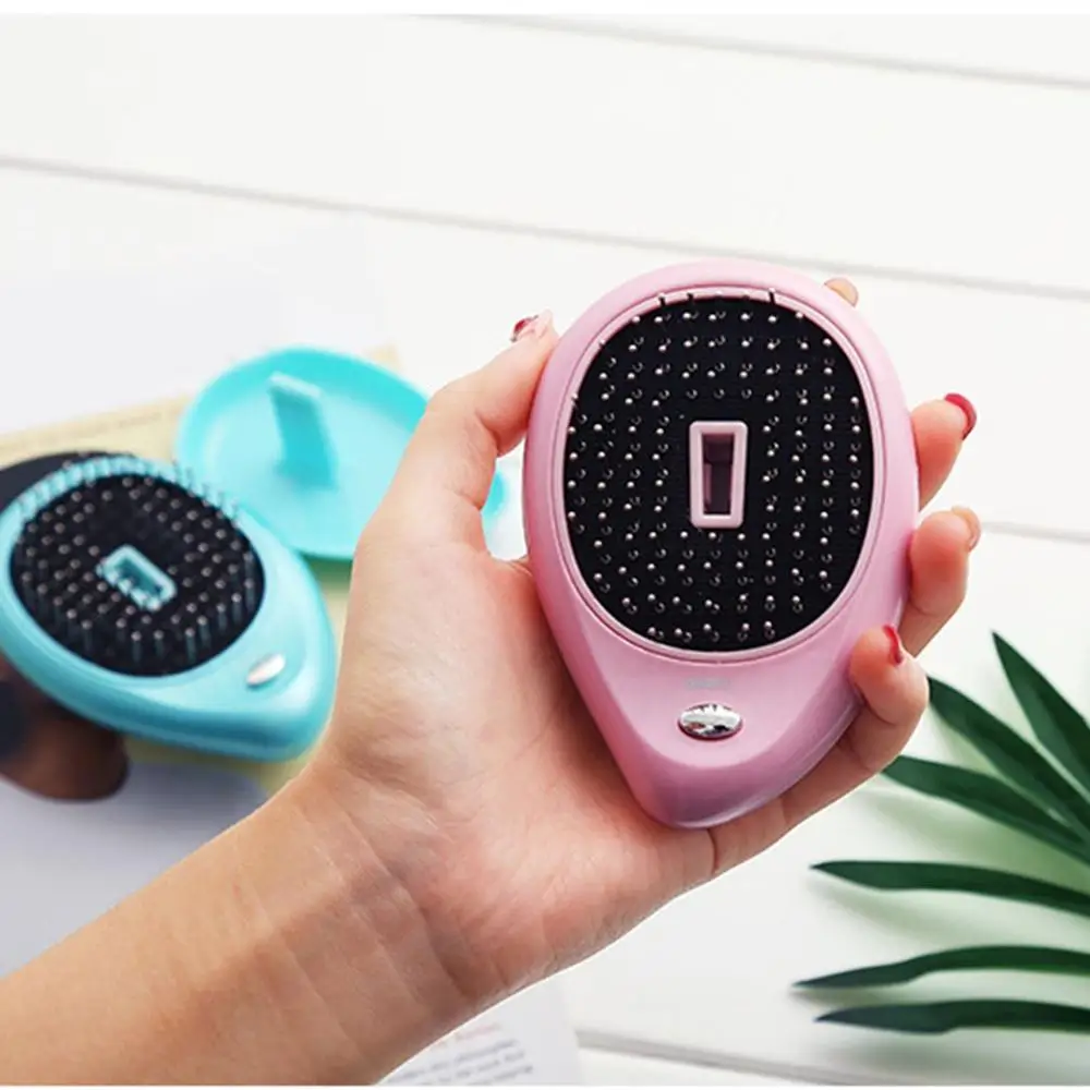 Портативная электрическая Ионная Щетка для волос выпрямитель щетка с