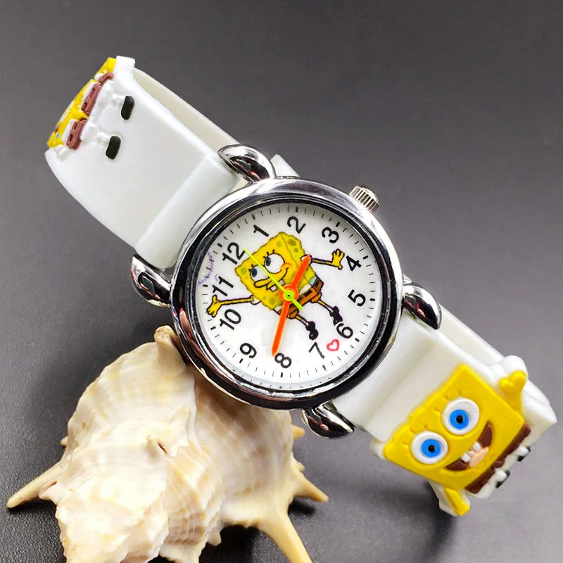 Children Cute Cartoon Style Student Boy Girl Kids 3D Silicone Strap Quartz Wrist Watches E17 |