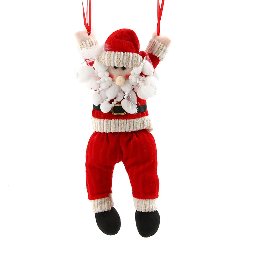 Рождественские домашние потолочные украшения парашют Санта Клаус снеговик