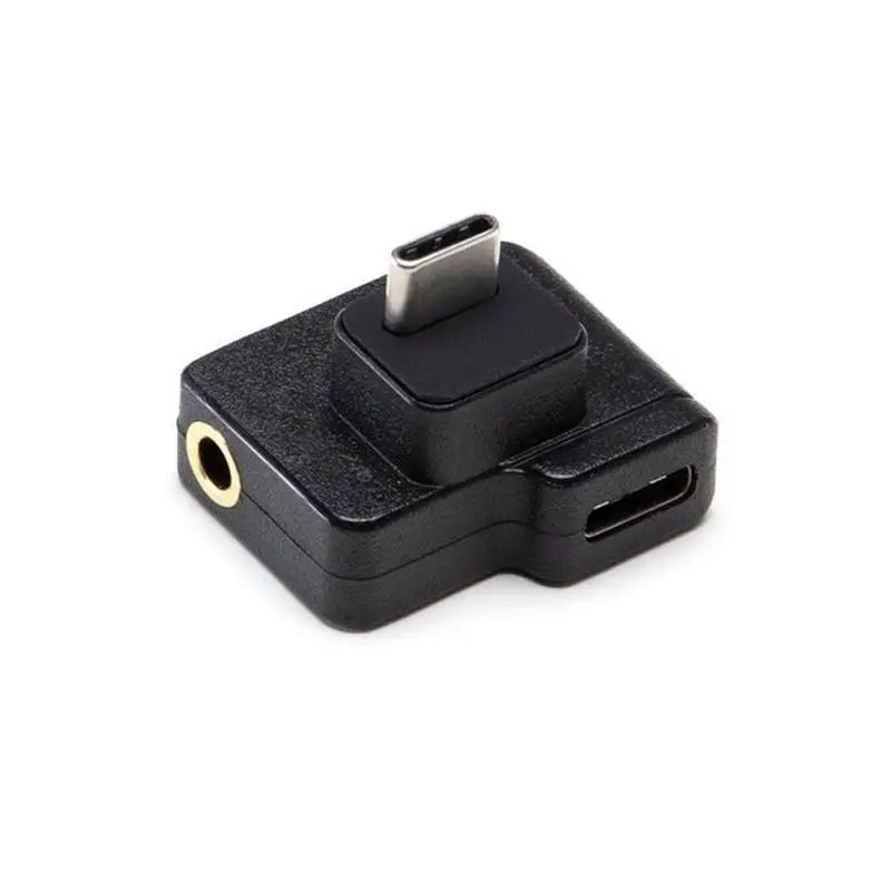 3 5 мм/USB C адаптер Аудио Внешний DJI Osmo действие микрофон мм крепление для микрофона