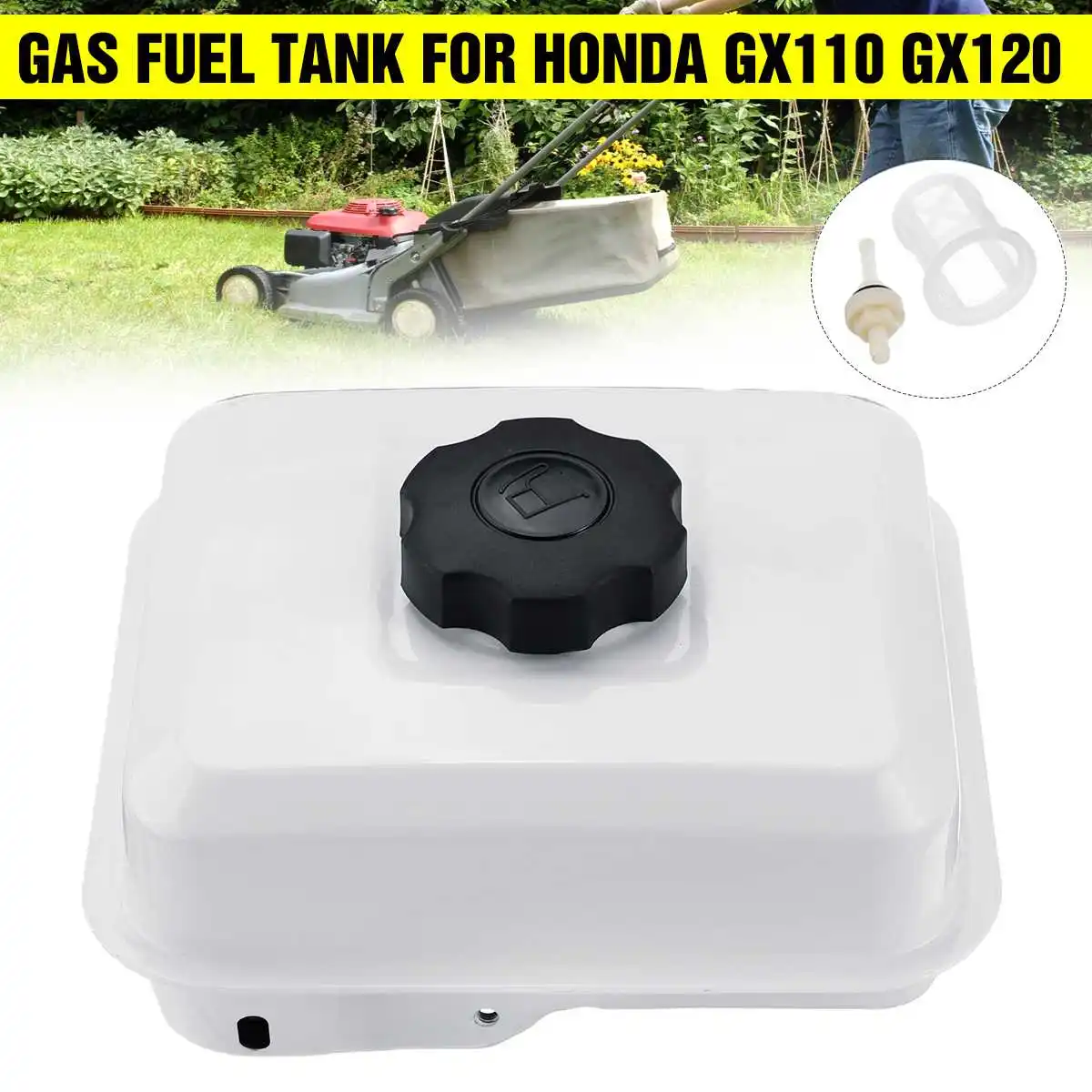 Топливный бензиновый бак с крышкой фильтра для двигателя Honda GX110 GX120 GX140 GX160 17510 ZE0