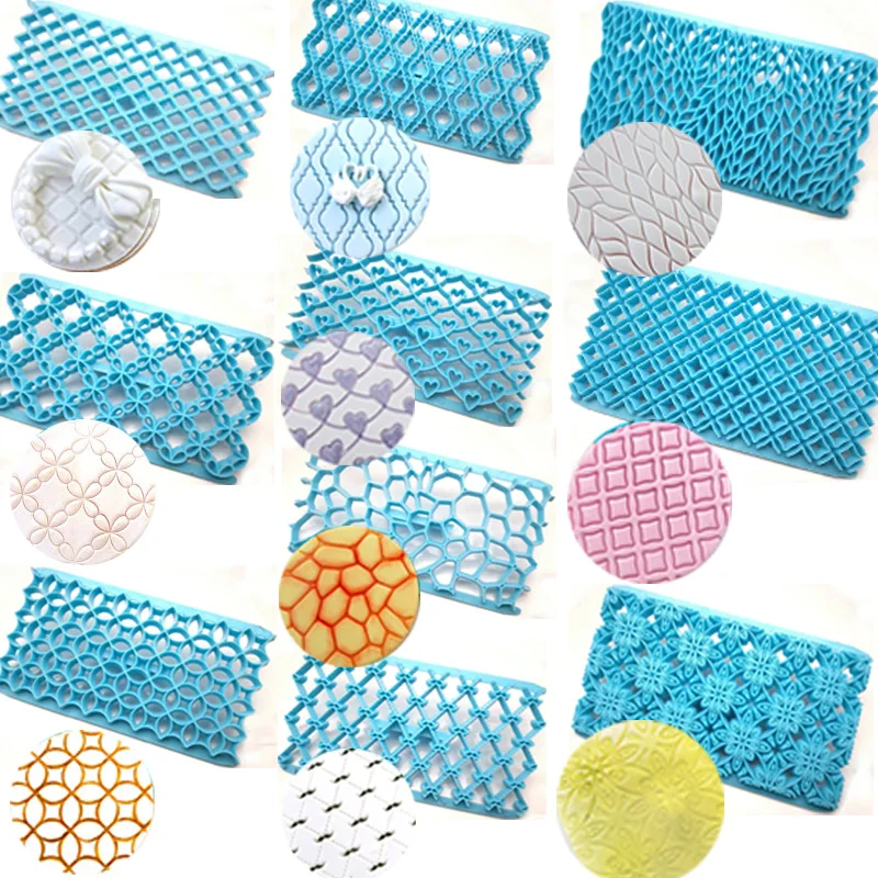 

style Fondant Embosser Flower Cookie Cutters Biscuit Molds Icing Embossing Decorating Cutter Cake Tools