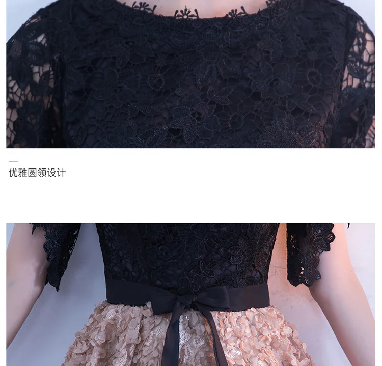 Robe De Soiree Новые двухцветные сексуальные коктейльные платья свадебное платье с аппликациями и открытой спиной Вечерние GownsRobe Vestidos De Coctel