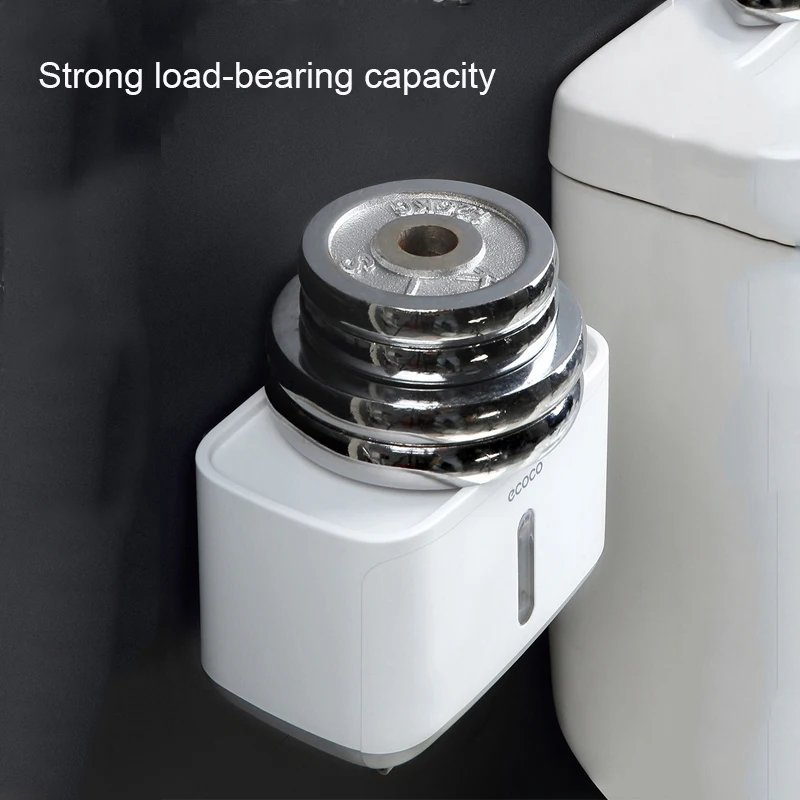 

Bathroom Tissue Box Creative Toilet Waterproof Tissue Box Multifunctional Non-marking Shelf Drawer Simple Toilet Roll Paper Box