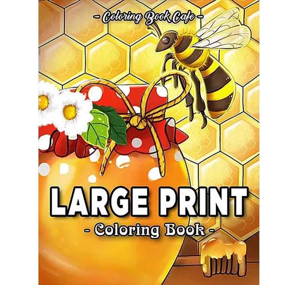 Chao Fan Large Print Coloring Book: An Adult Coloring Book Featuring Fun, Easy and Relaxing Designs 25-page