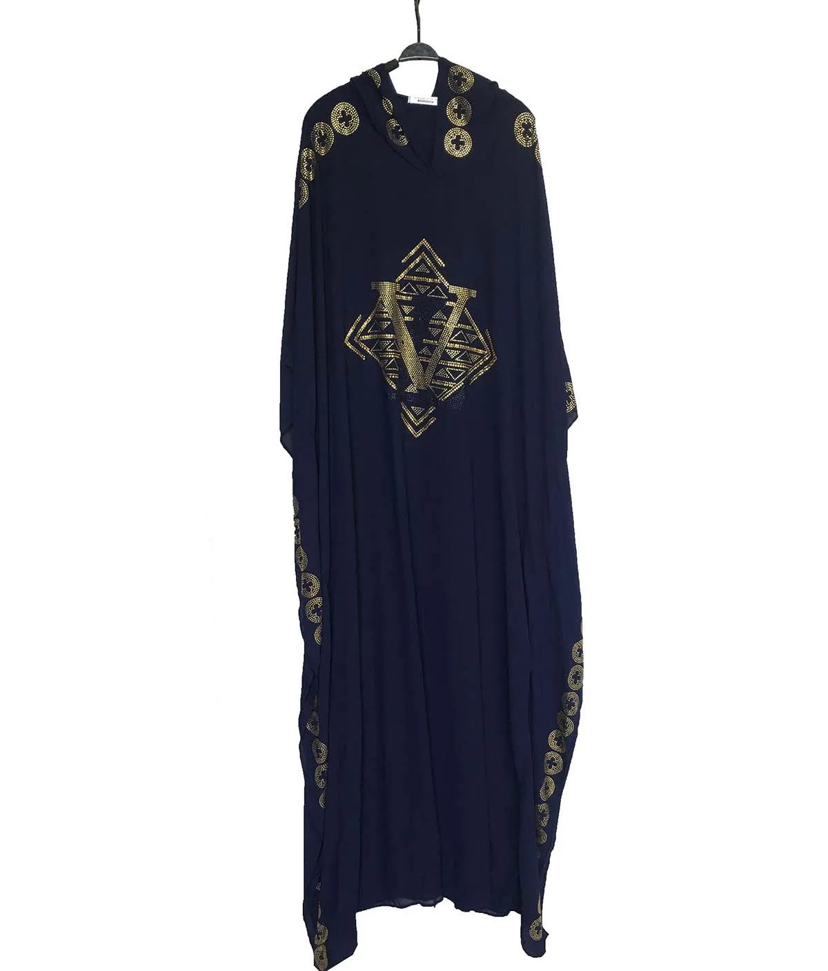 Платье женское длинное с блестками и принтом батальных размеров | Тематическая