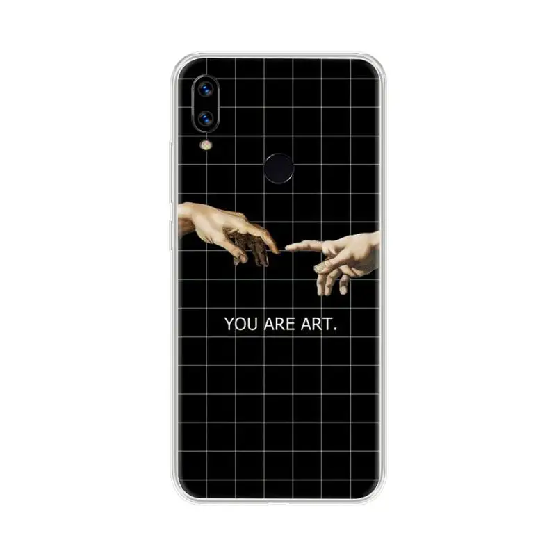 

Funny Hand The Creation of Adam Phone Case For OPPO F 1S 7 9 K1 A77 F3 RENO F11 A5 A9 2020 A73S R15 REALME PRO