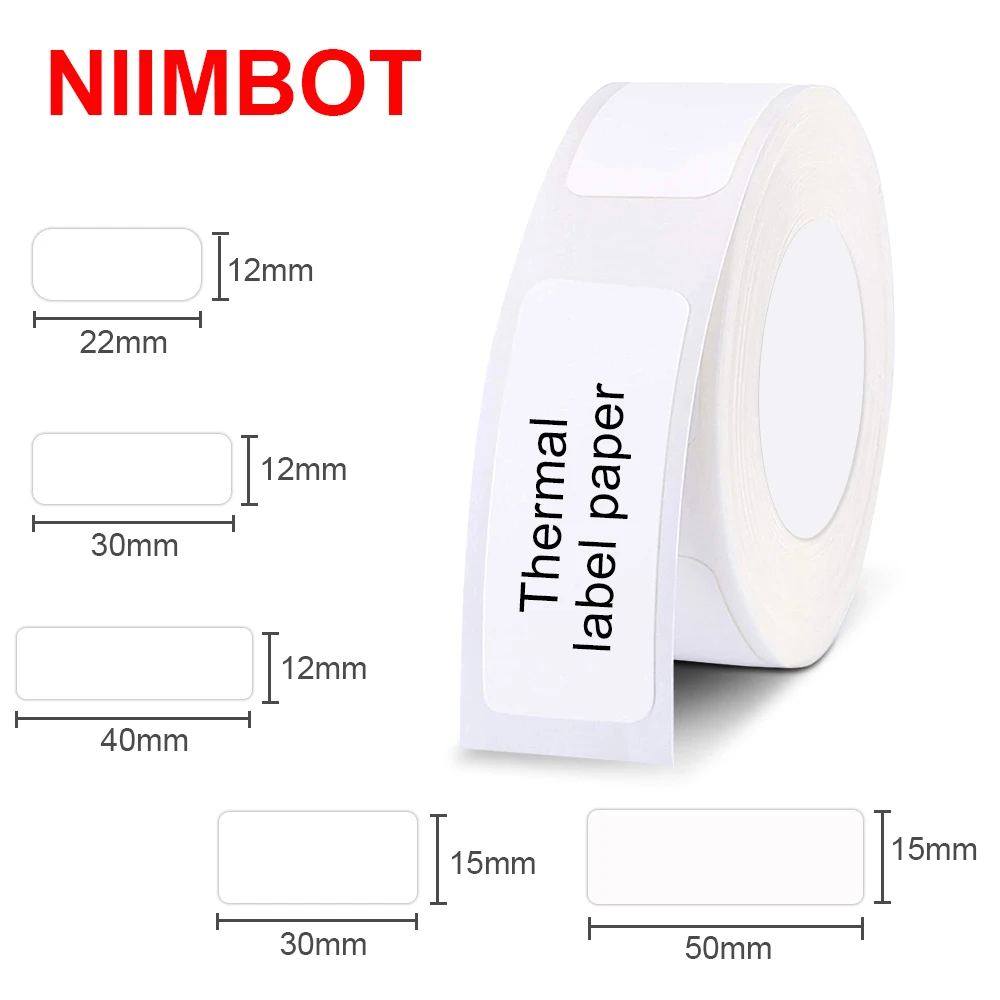 

Niimbot D11 Печатающая этикетка белая этикетка наклейка 12x40 мм D11 этикетки бумажные этикетки лента DIY Имя Наклейка s для принтера этикеток D11 D110