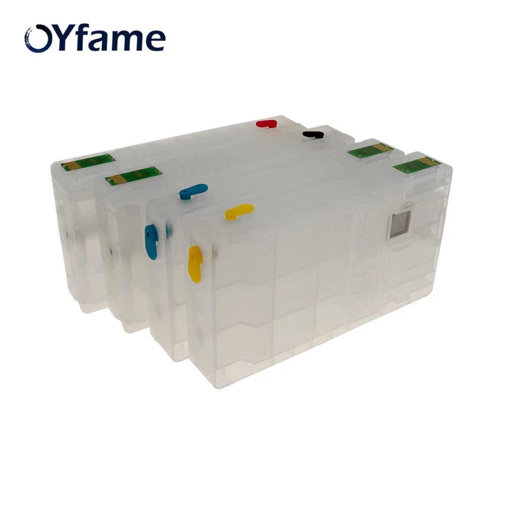 OYfame 4 шт. T7901 перезаправляемый картридж для чернил EPSON Pro WF-5110 5190 5620 принтер с чипом