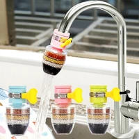 3pcs home kitchen water softener fluoride with filtration cartridge faucet purifier faucet tap water purifier filter