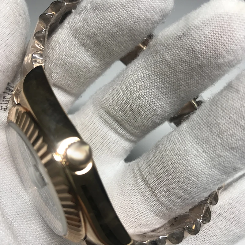 Часы DAYDATE мужские из розового золота Роскошные автоматические механические с