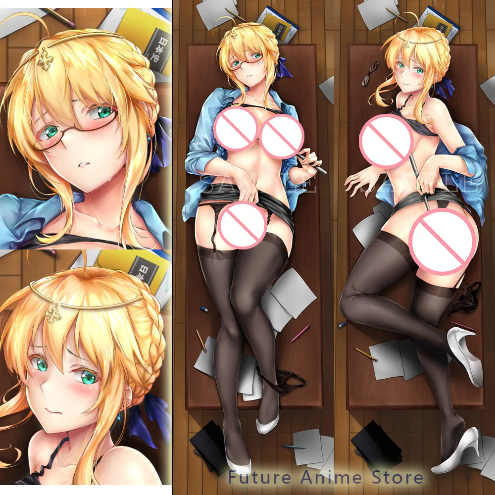 

Dakimakura Altria Pendragon Fate Stay Night FGO Saber Anime Double-sided Print Life-size Body Pillow