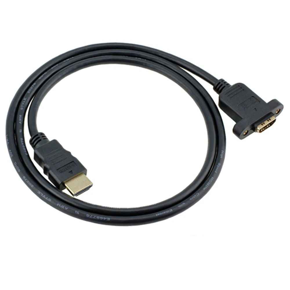 Высокая Скорость совместимому с HDMI Мужской к женскому удлинитель Ethernet золото