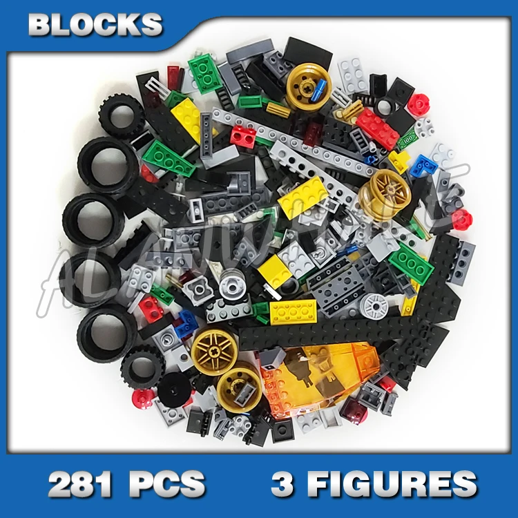 

281pcs Super Fighter Space Heroes Bat Mobile Dragster Chase 10227 Model Building Blocks Toy Compatible With Bricks