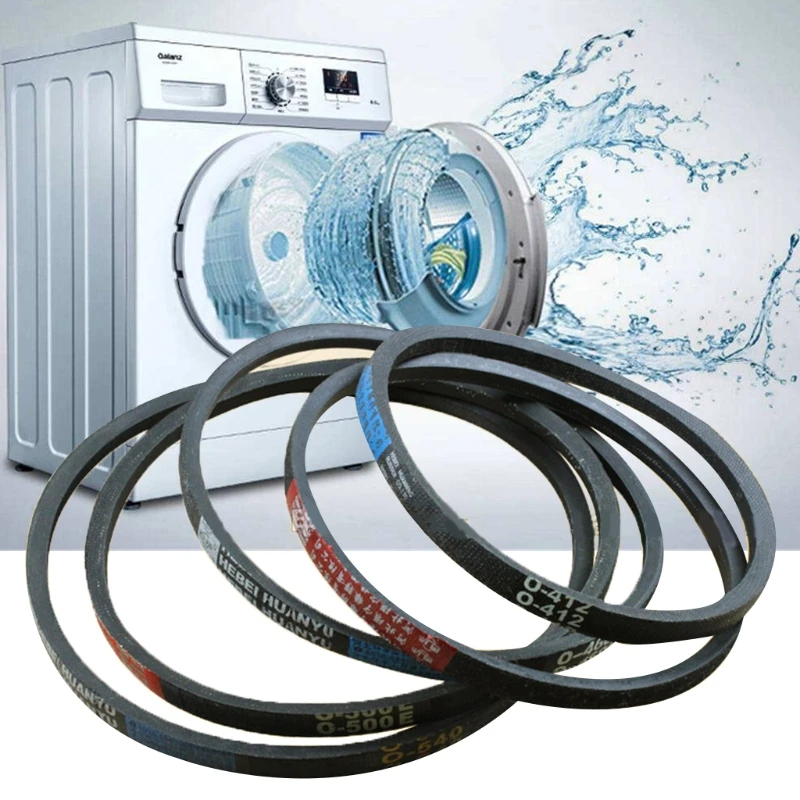 

Closed-Loop O-Type Washing Machine Belt Multi-size Transmission Drive Belt Black Replacement Home Appliance Washing Part