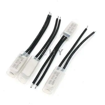 4 x Температура переключатель Термостат защитная оболочка 250V 5A 85C NC