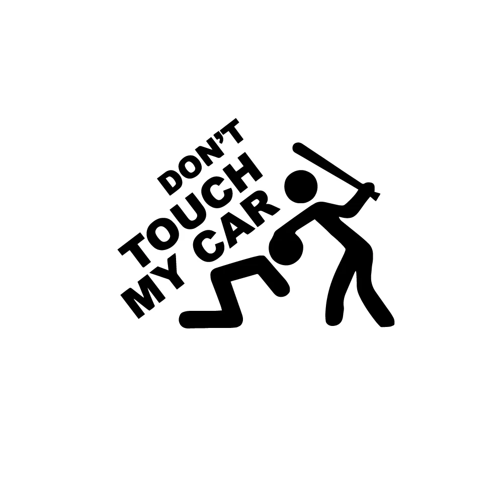 Забавные предупреждающие автомобильные наклейки виниловые Стикеры Не